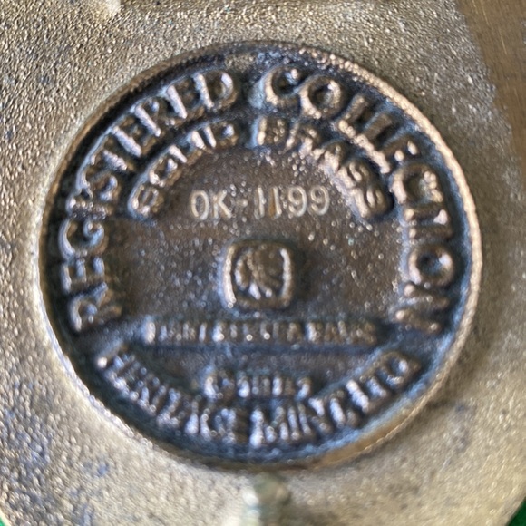 Pennsylvania Seal Solid Brass Belt Buckle Vintage ‘80s - Picture 4 of 5